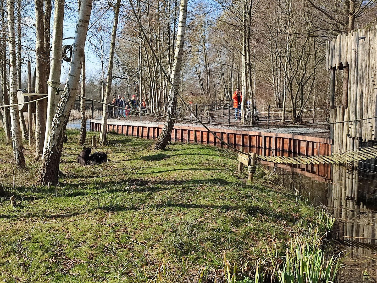 New embankment protection along seal lake and gibbon island