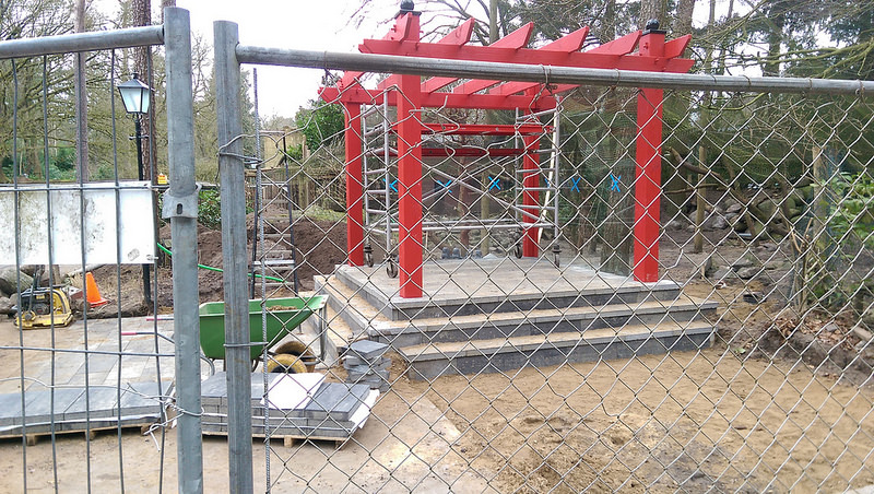 New enclosure at the old ruffed lemur exhibit
