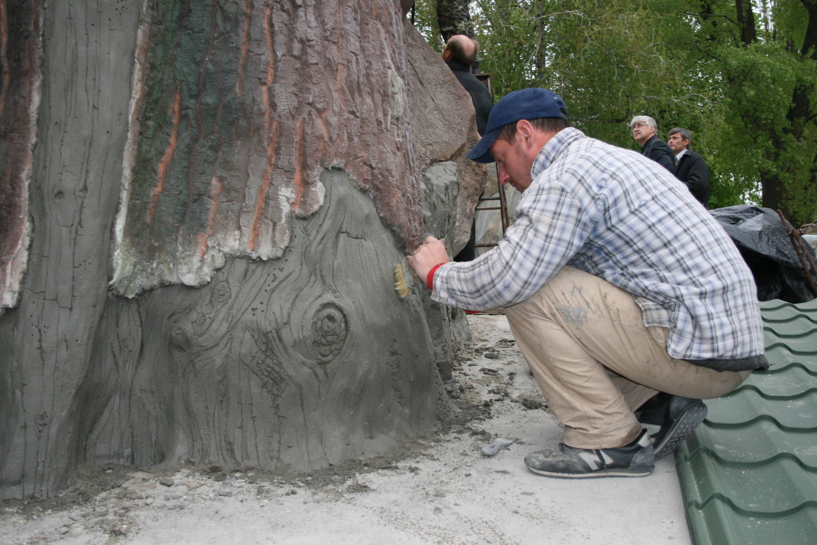New enclosure for the bears, Summer 2011 (3)