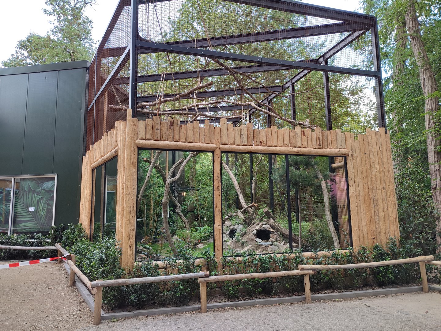 New enclosure for yellow-throated marten