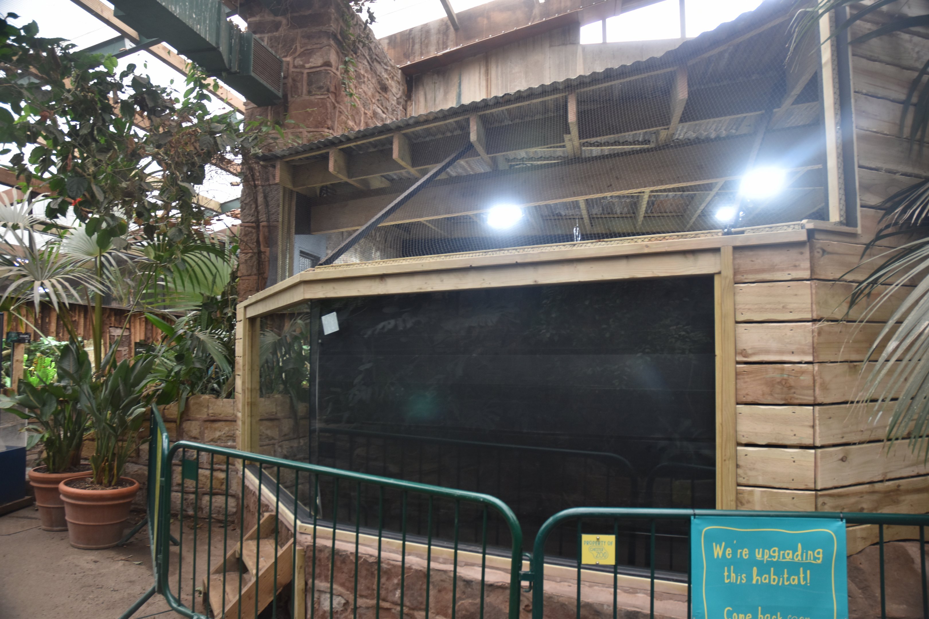 New Enclosure in Tropical Realm at Chester, 18th April 2024