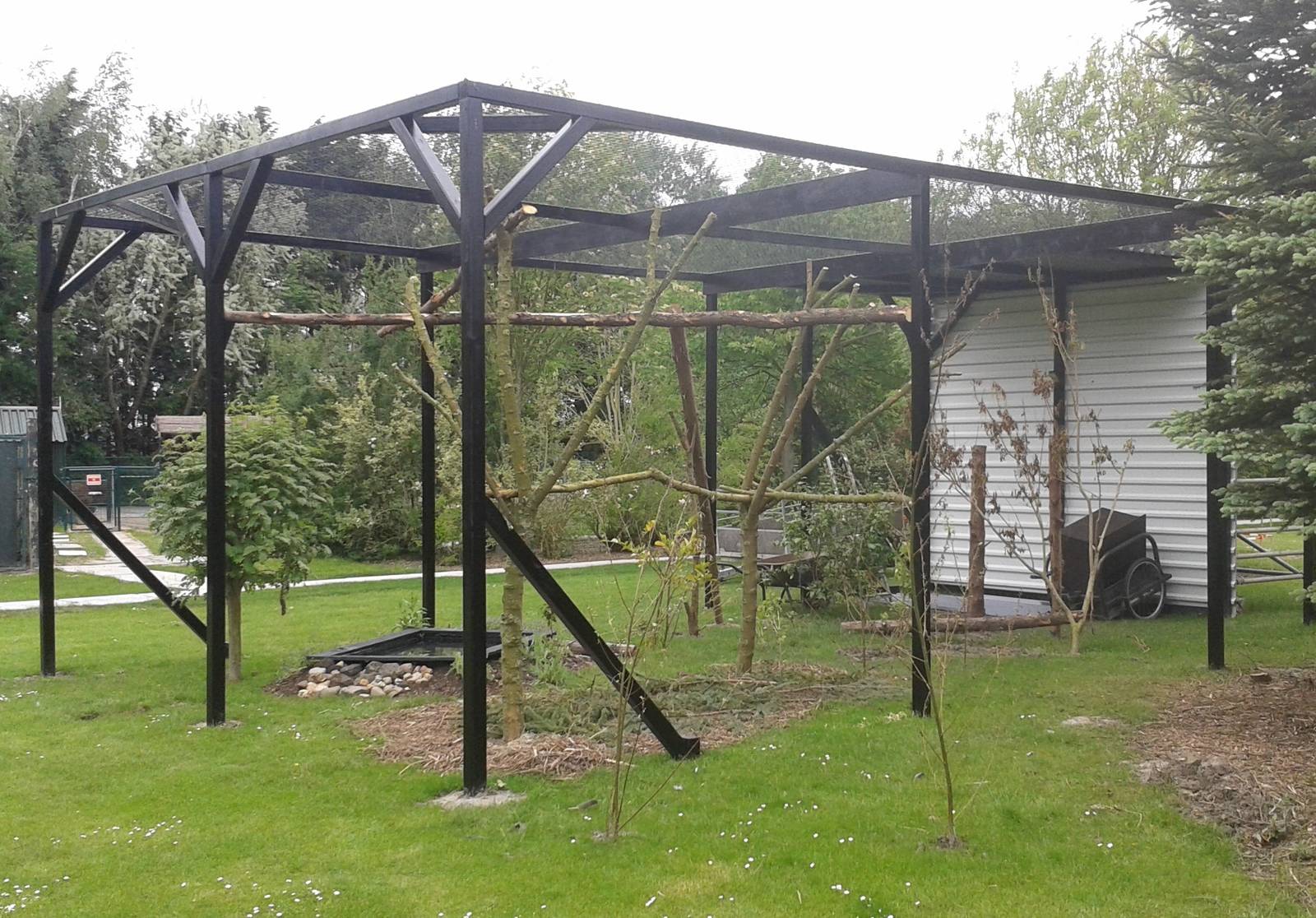 New enclosure under construction