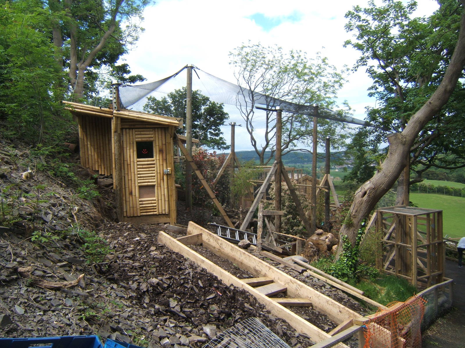 New enclosure under construction