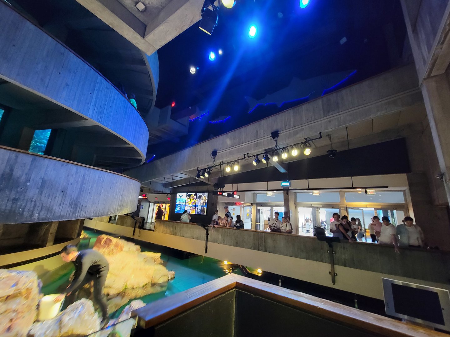 New England Aquarium - Entrance/exit doors