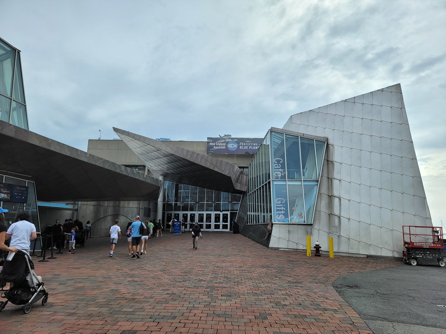 New England Aquarium - Front entrance, gift shop, etc