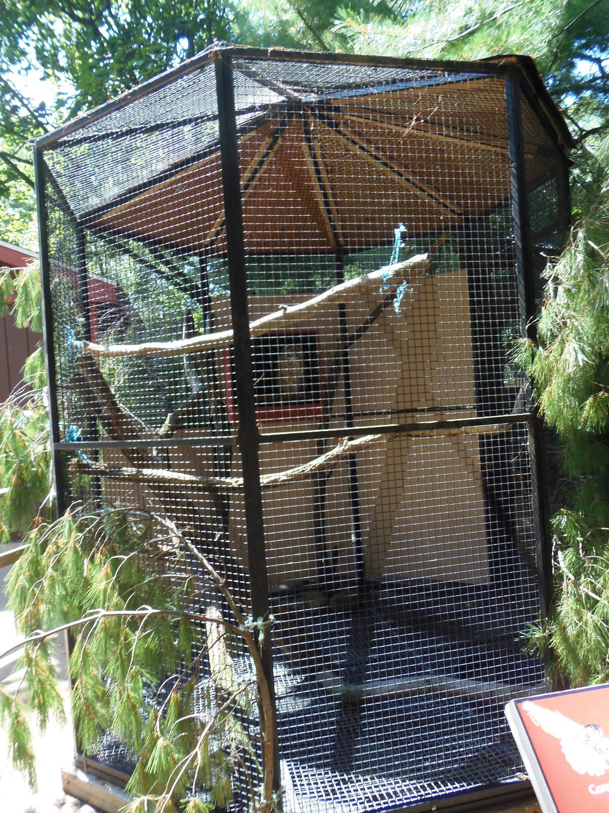 New England Farmyard- Great Horned Owl Exhibit