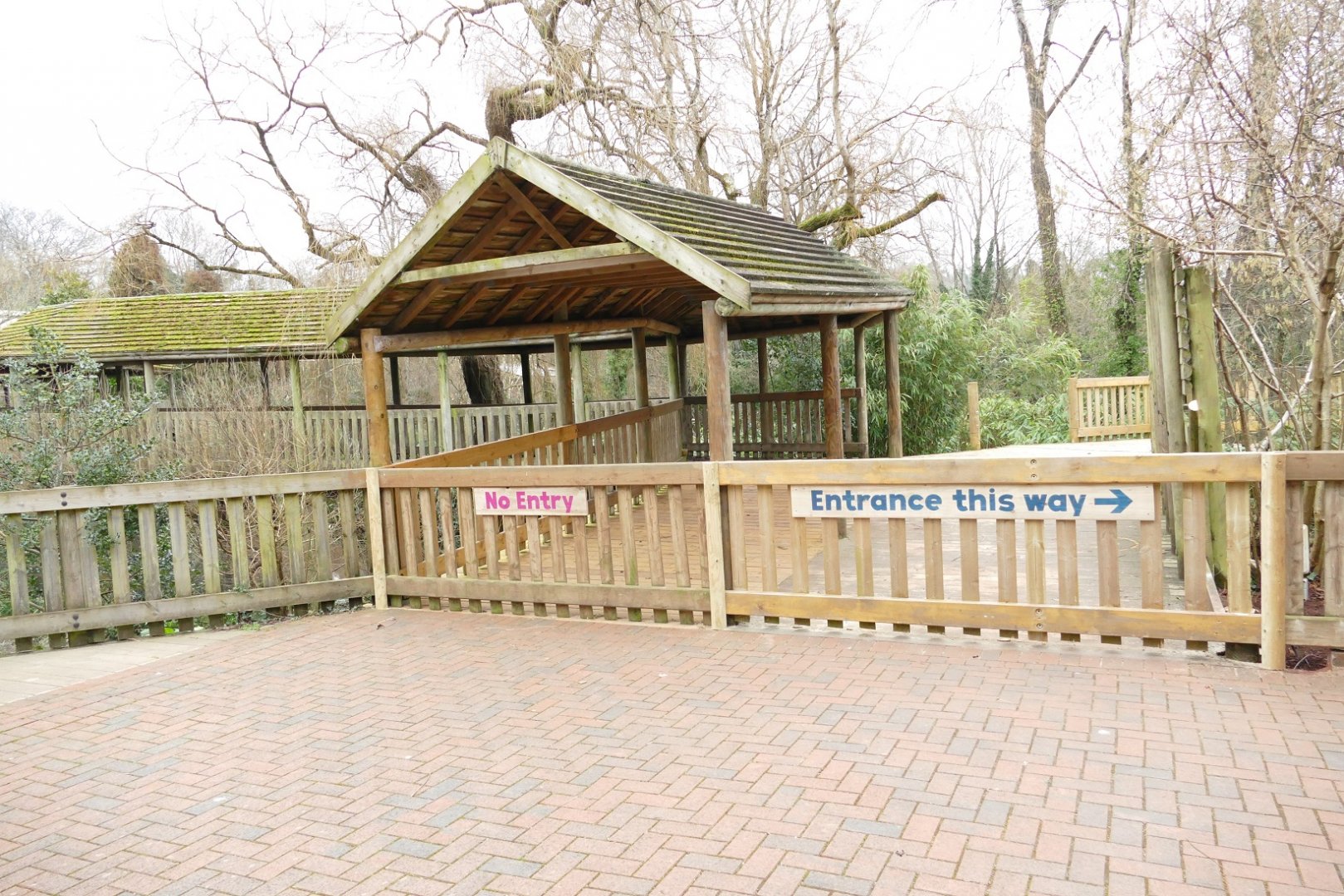 New entrance, 24 January 2022