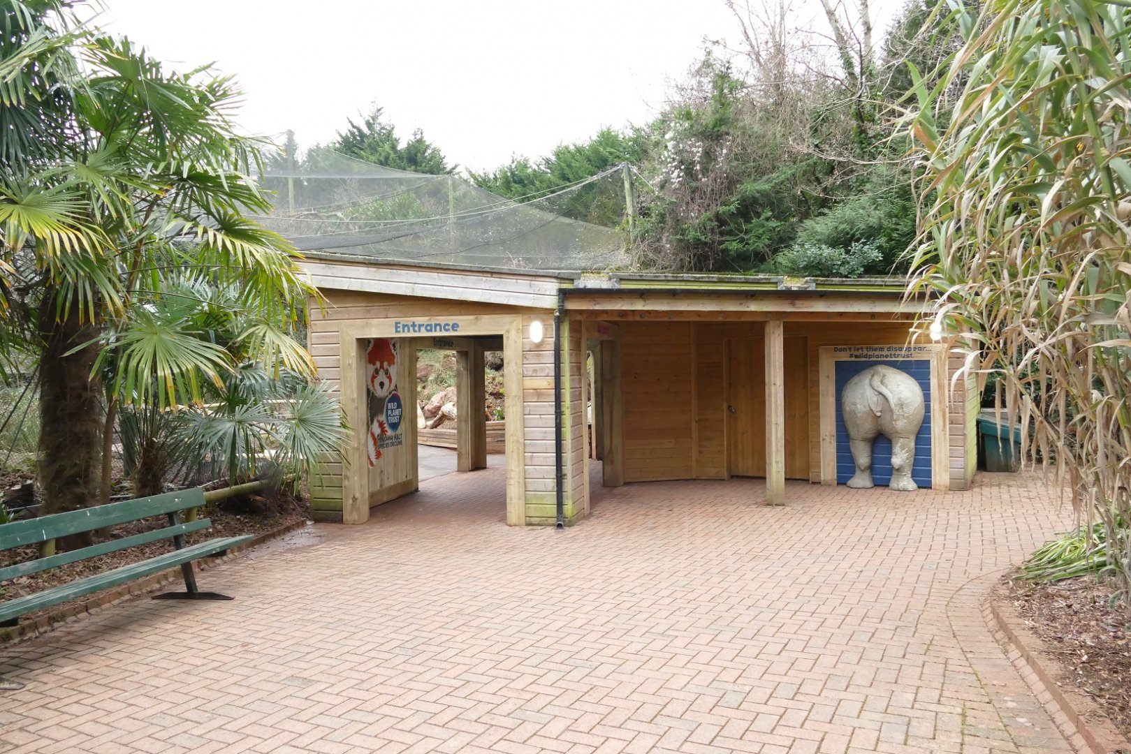 New entrance, 24 January 2022