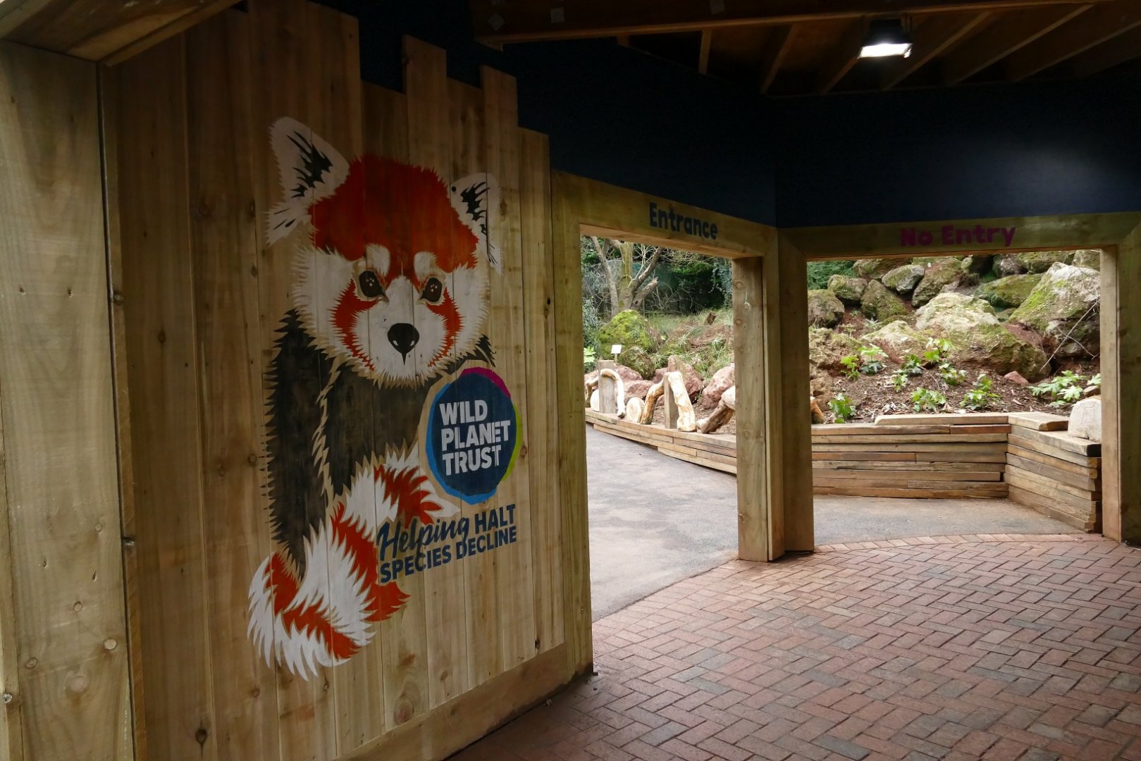 New entrance, 24 January 2022