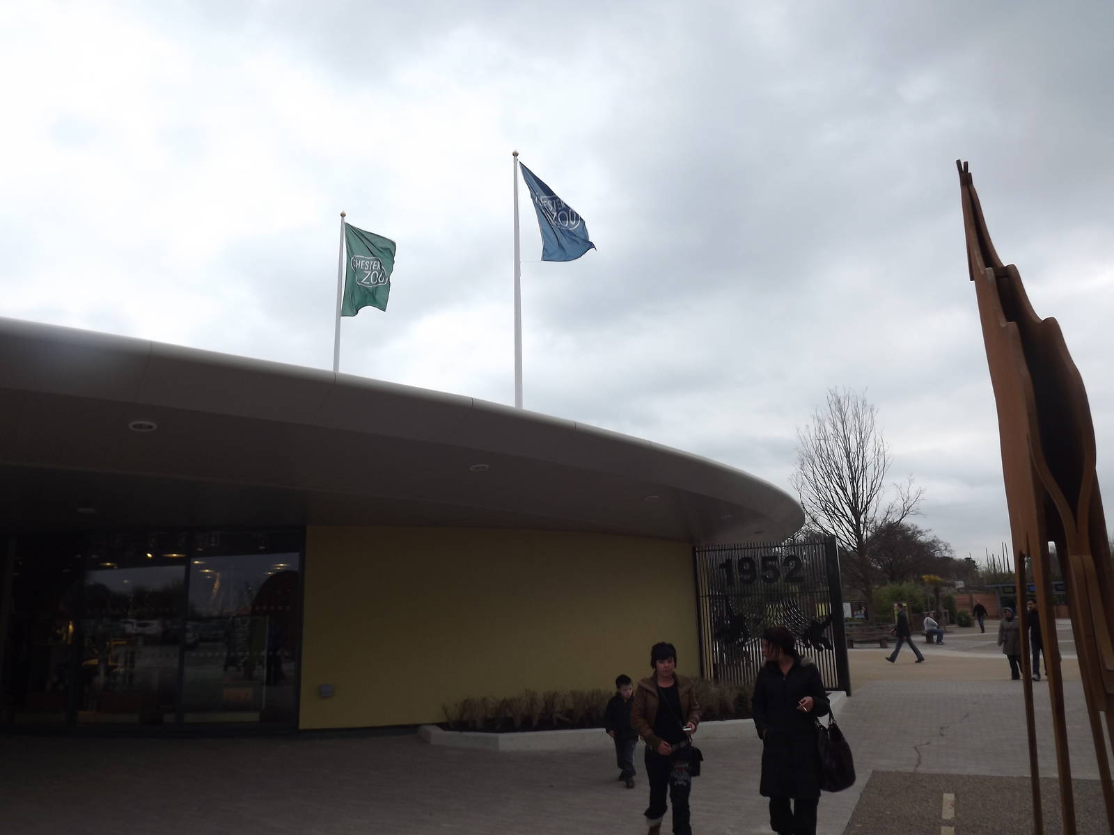New entrance at Chester Zoo 31/03/12