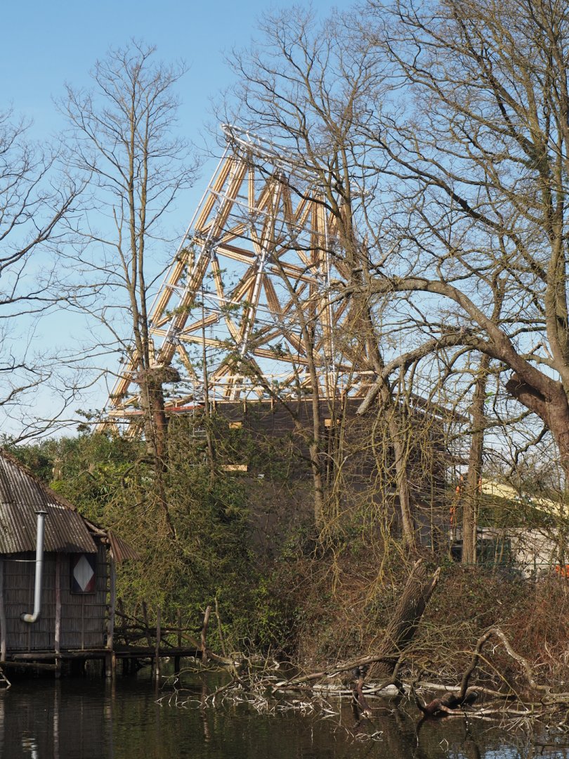 New entrance construction, 2025-03-23