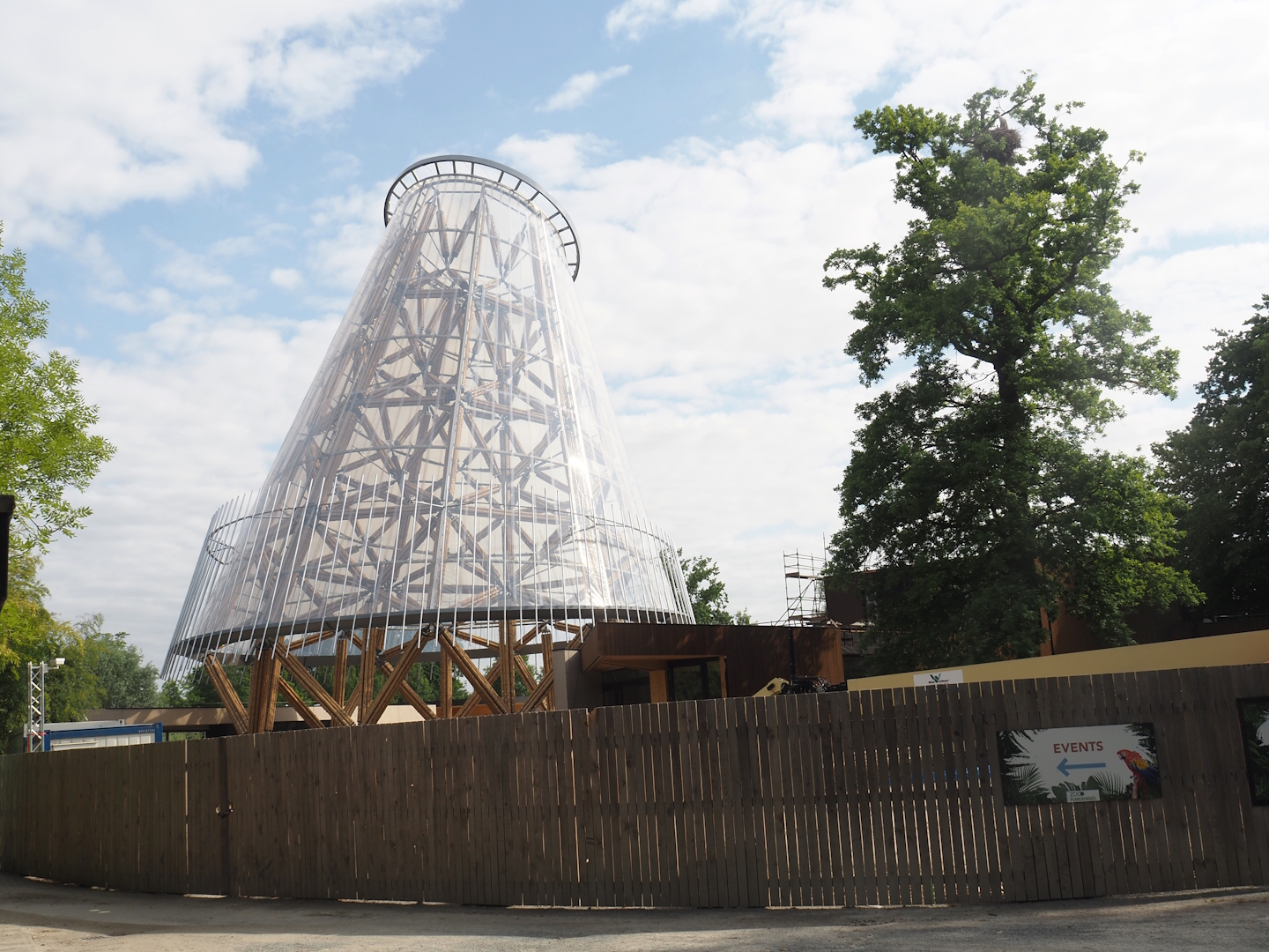 New entrance construction, 2025-06-03