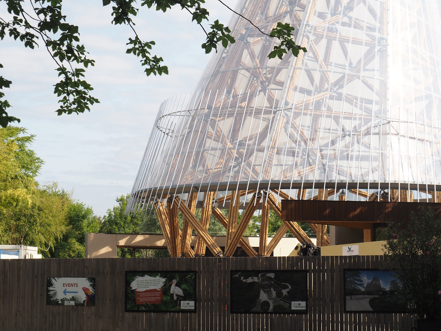 New entrance construction, 2025-06-03