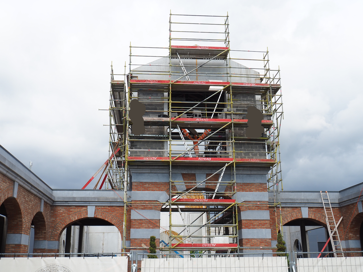 New entrance construction site, 2022-09-15