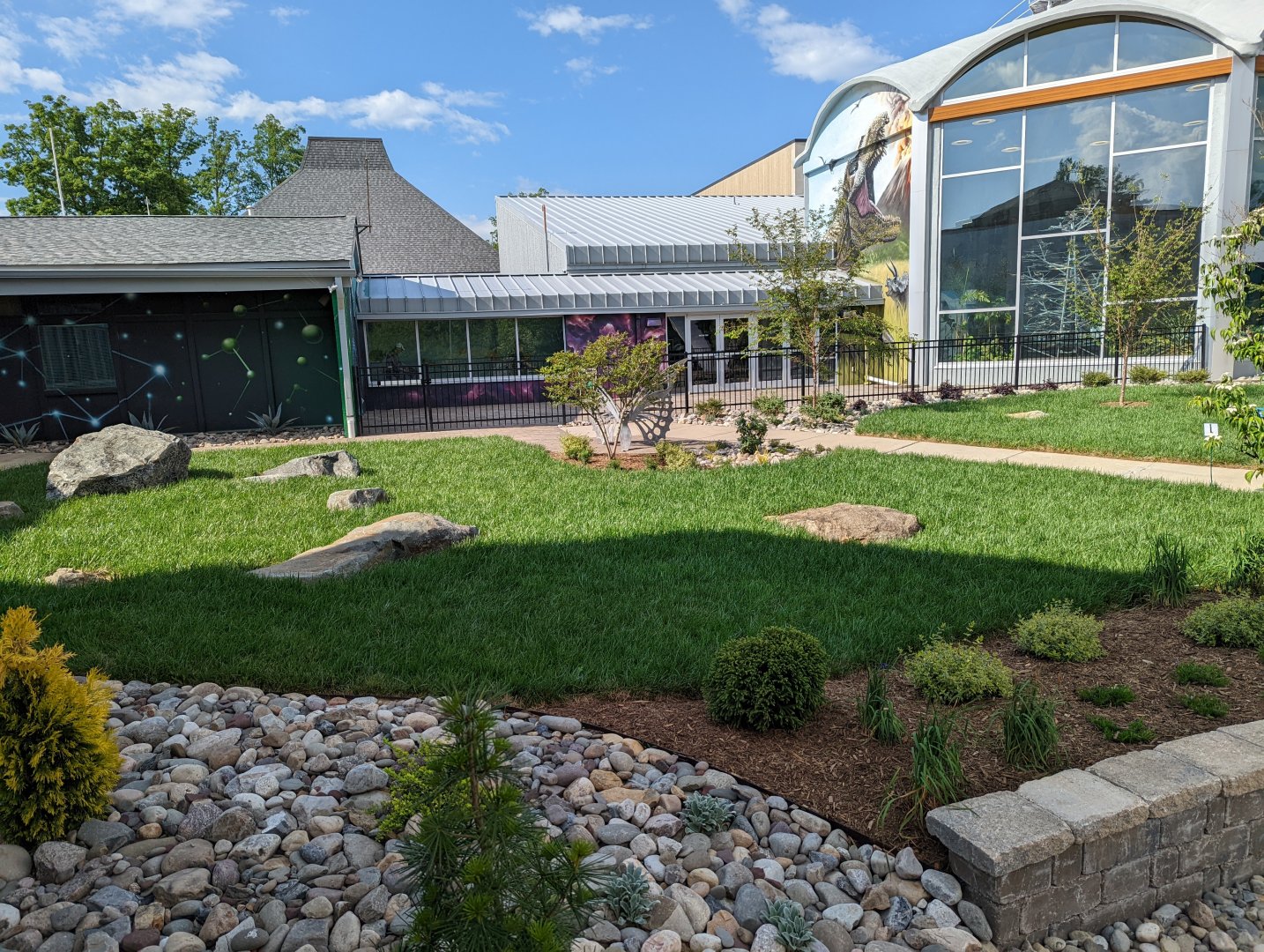 New entrance plaza renovations