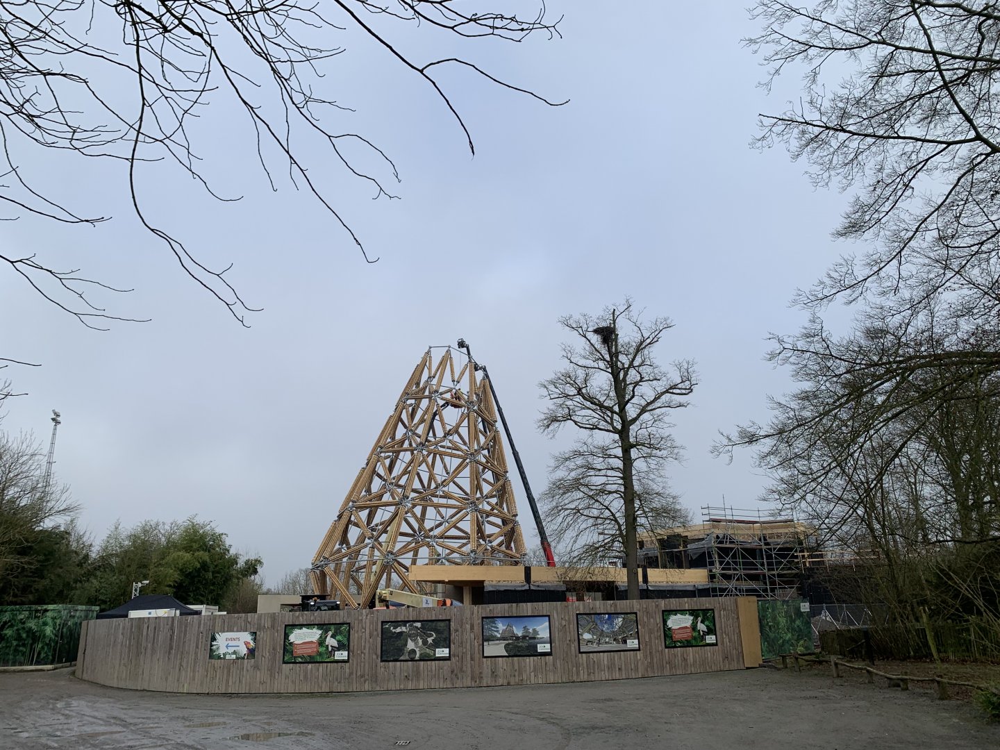 New entrance progress