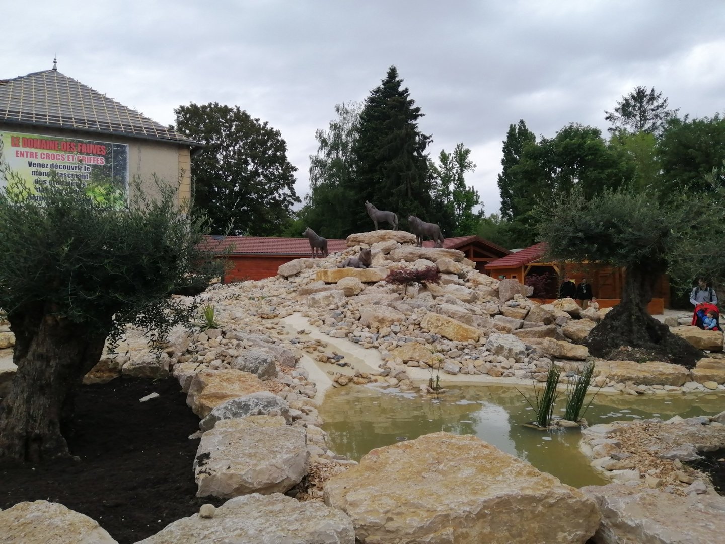 New entrance, replaces the monkey house