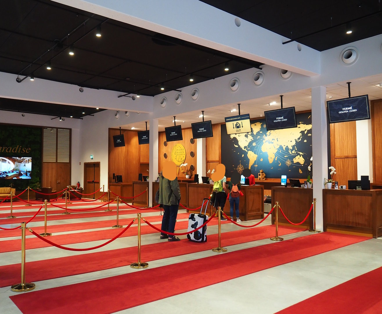 New entrance - Resort reception, 2023-05-15