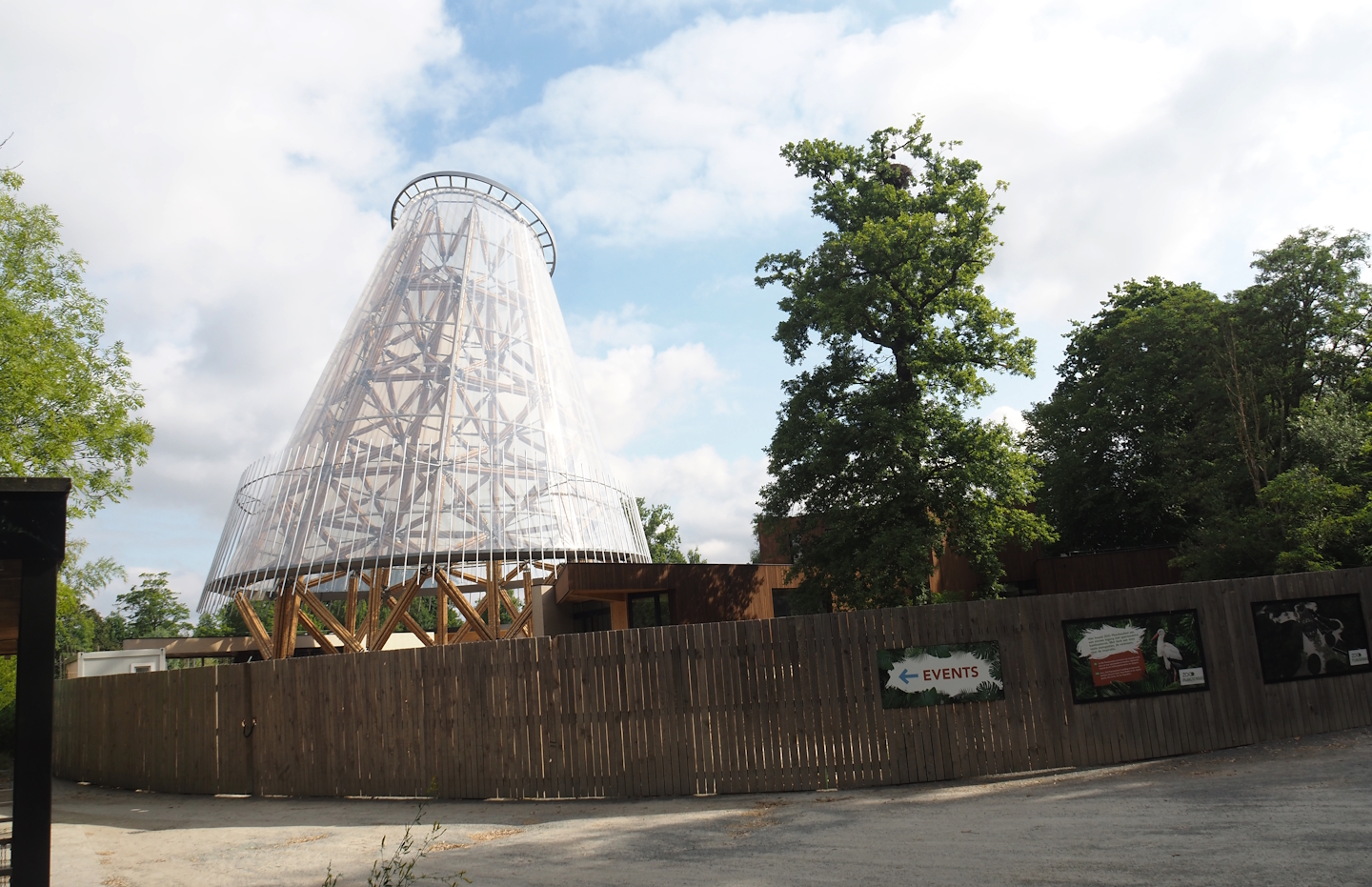 New entrance under construction, 2025-07-12