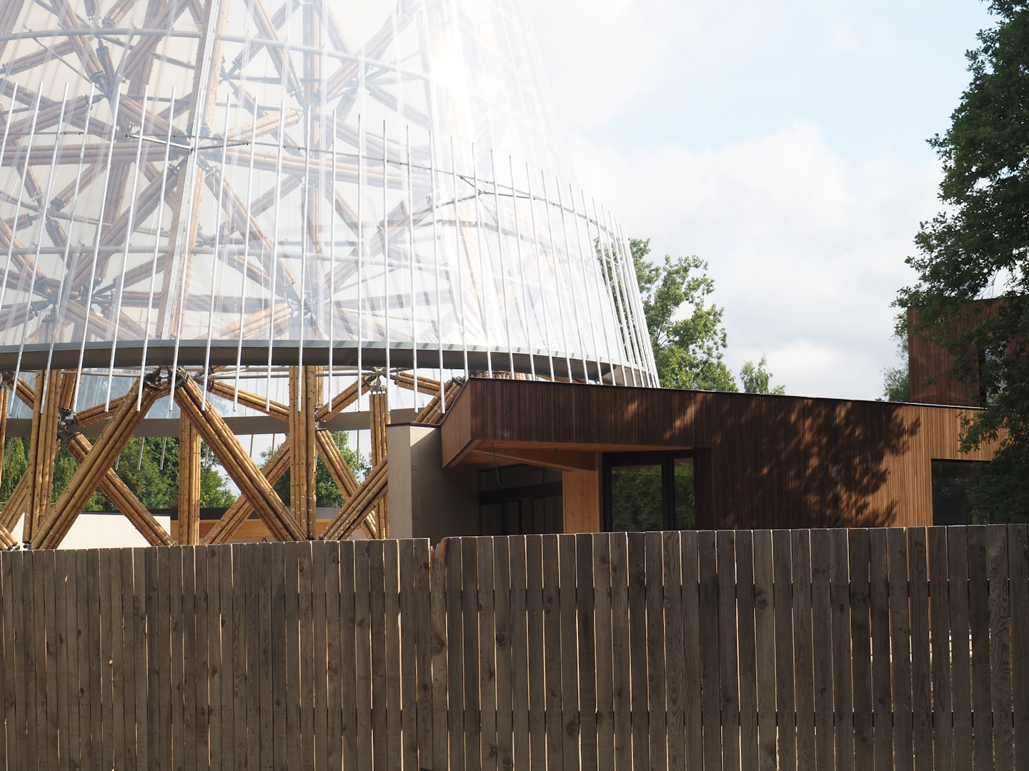 New entrance under construction, 2025-07-12