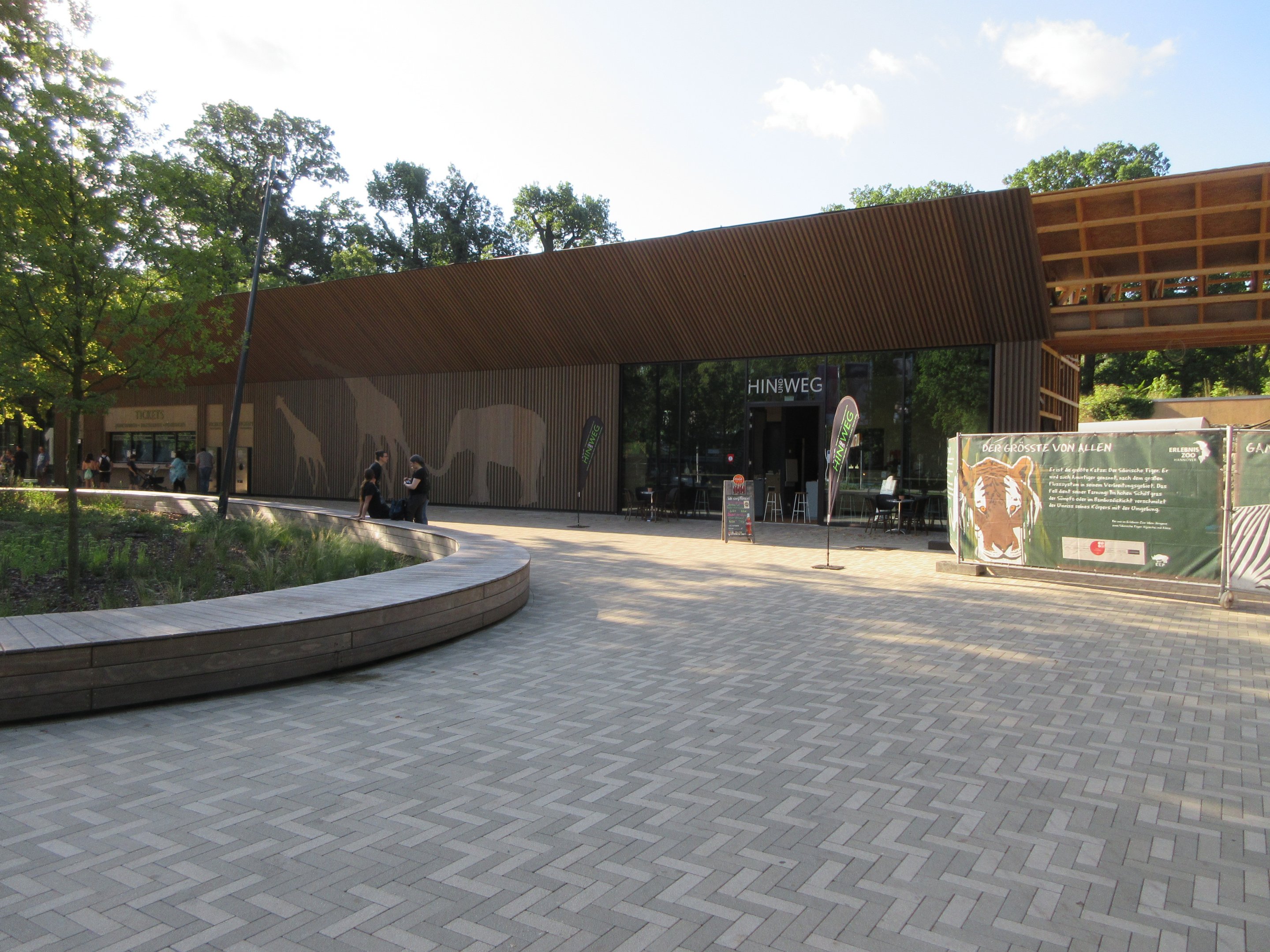 New Entrance - with slight construction work