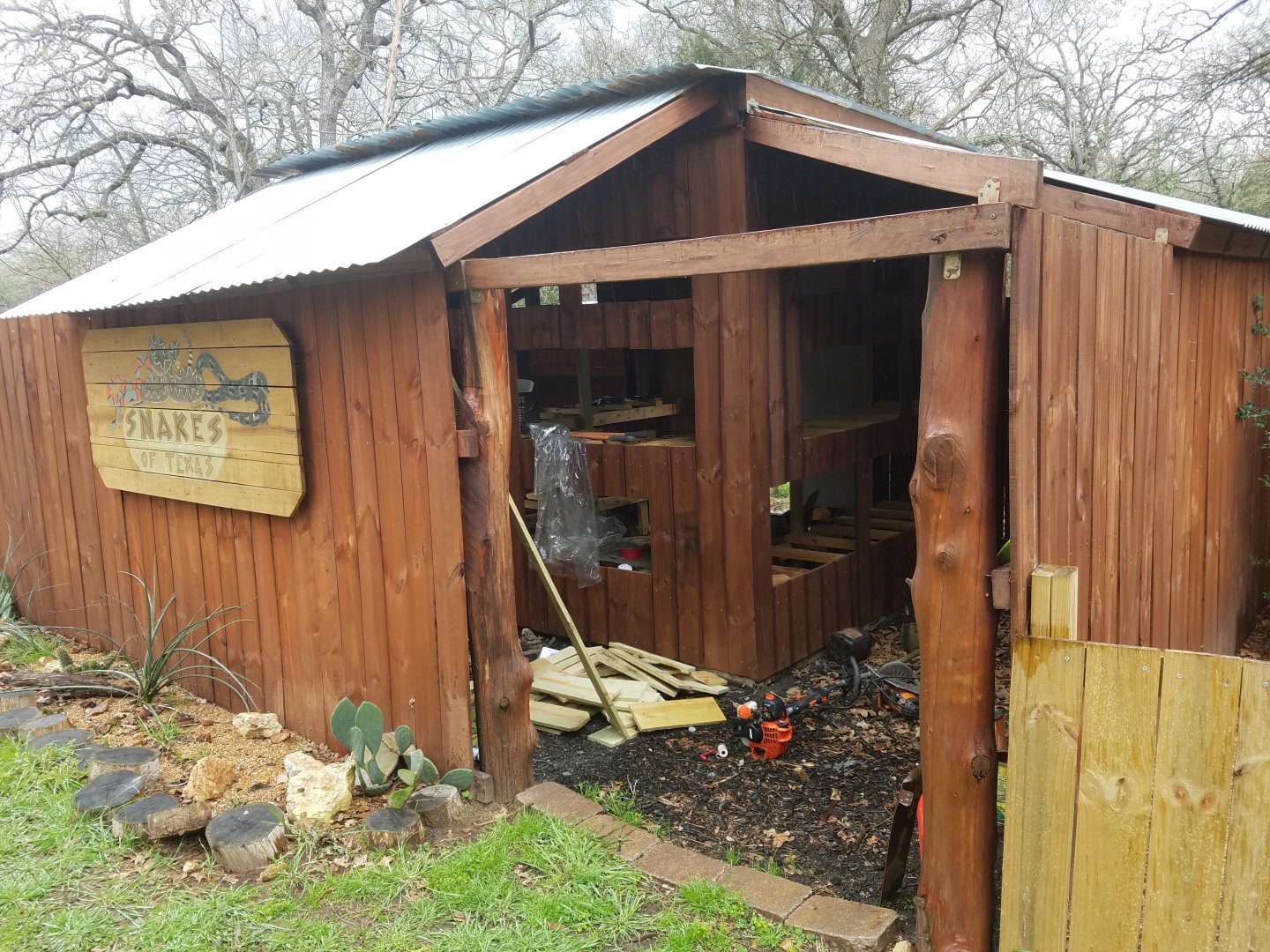 New exhibit area under construction