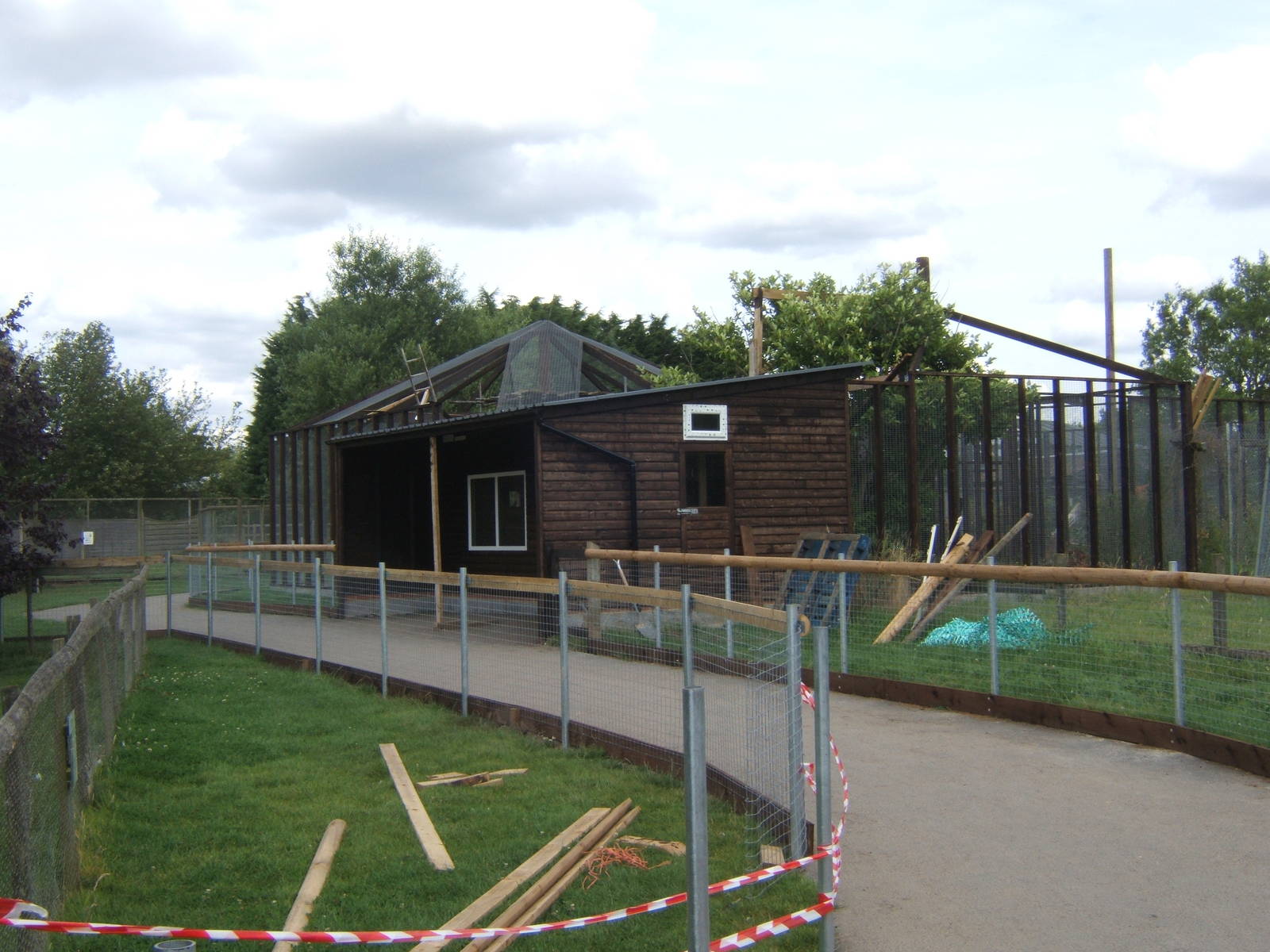 New exhibit construction work