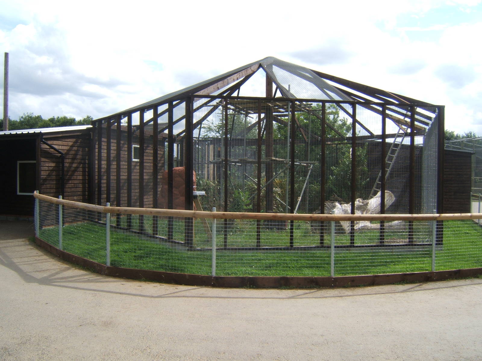 New exhibit construction work