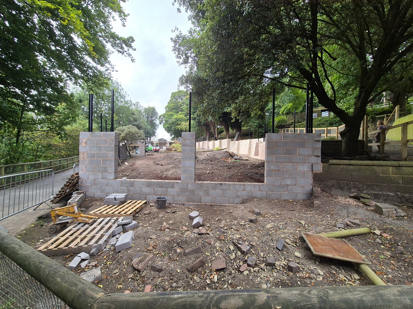 New exhibit under construction.