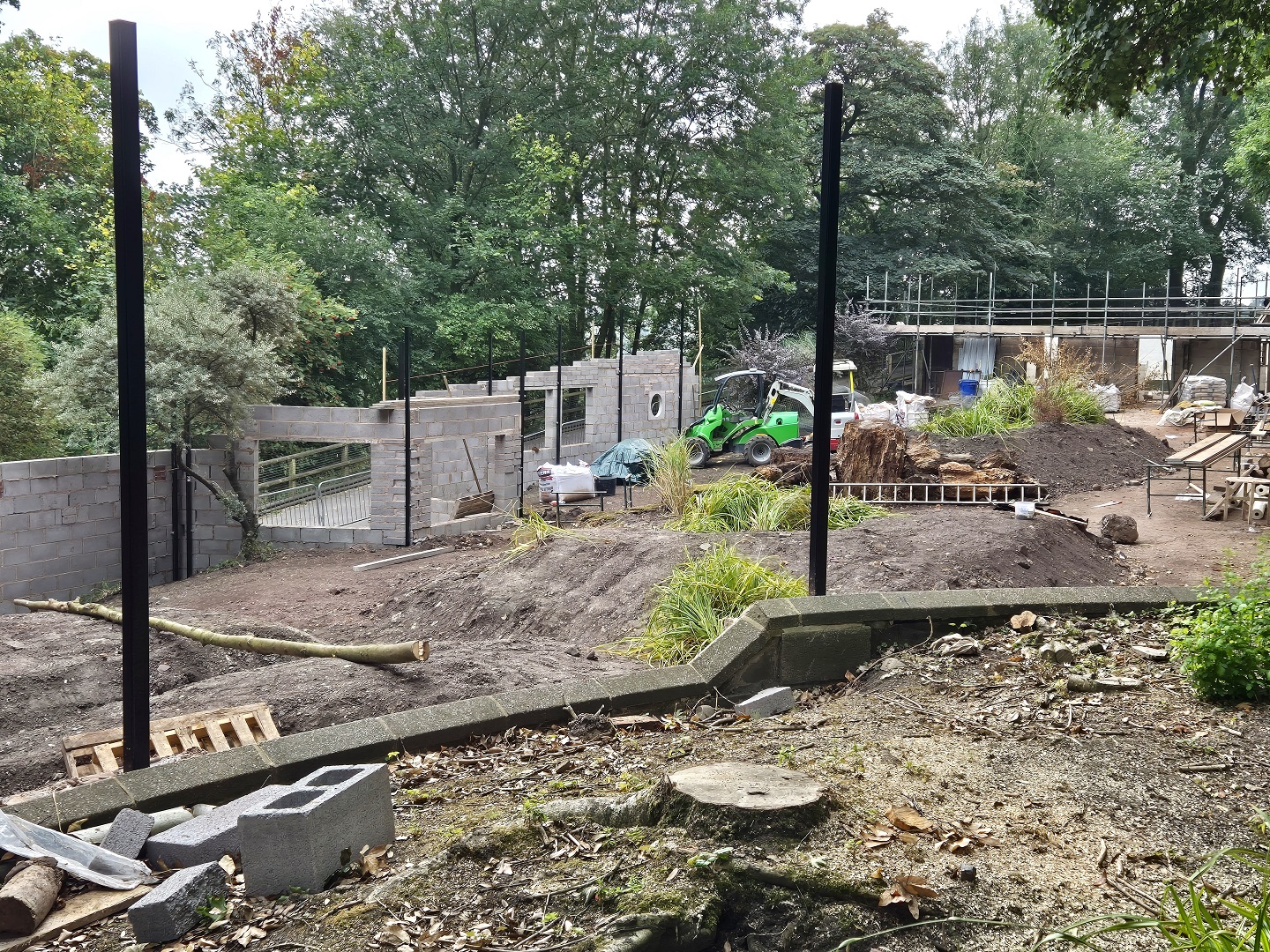 New exhibit under construction.