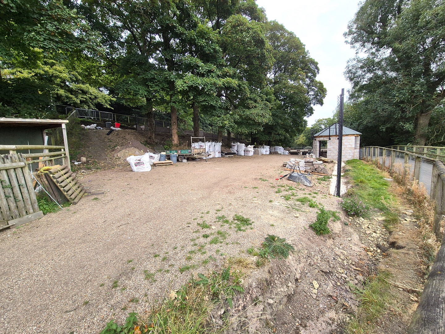 New exhibit under construction.