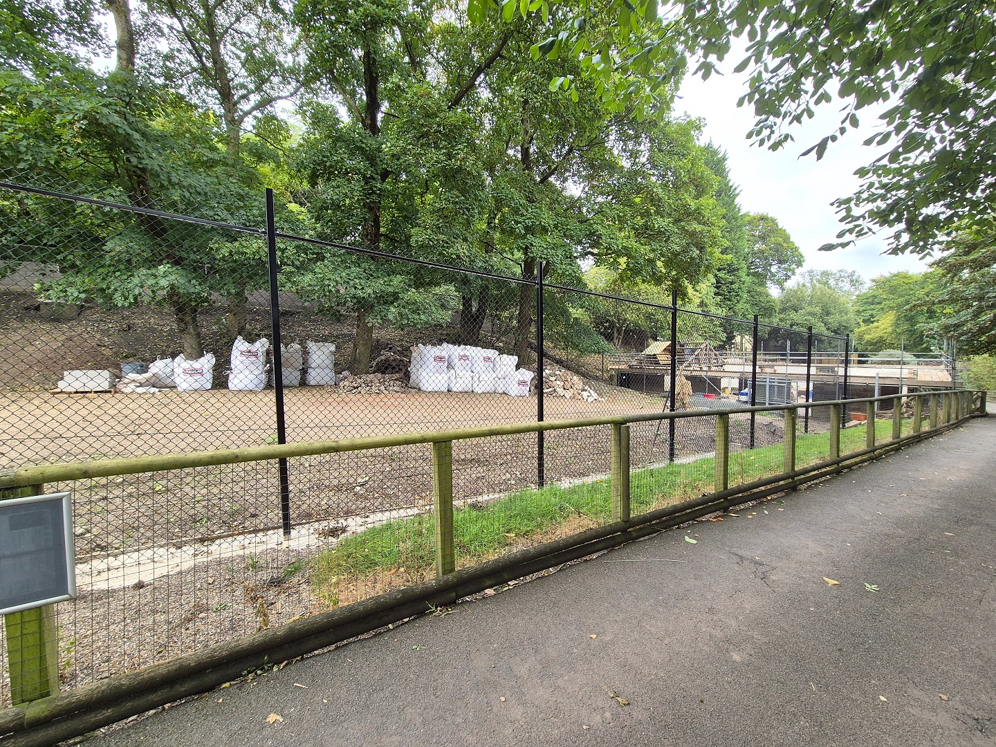 New exhibit under construction.