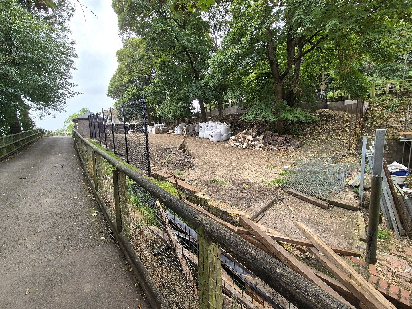 New exhibit under construction.