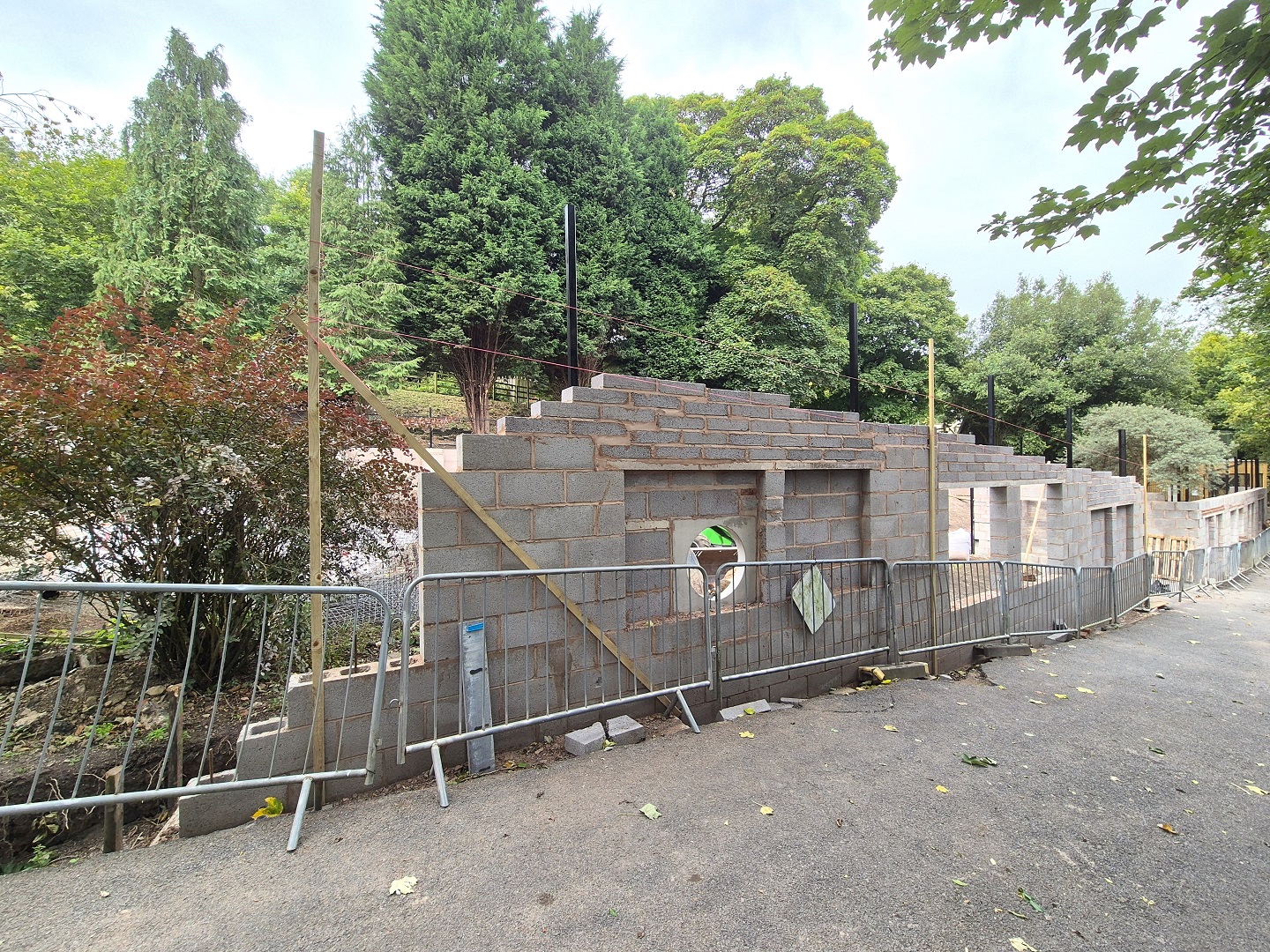 New exhibit under construction.