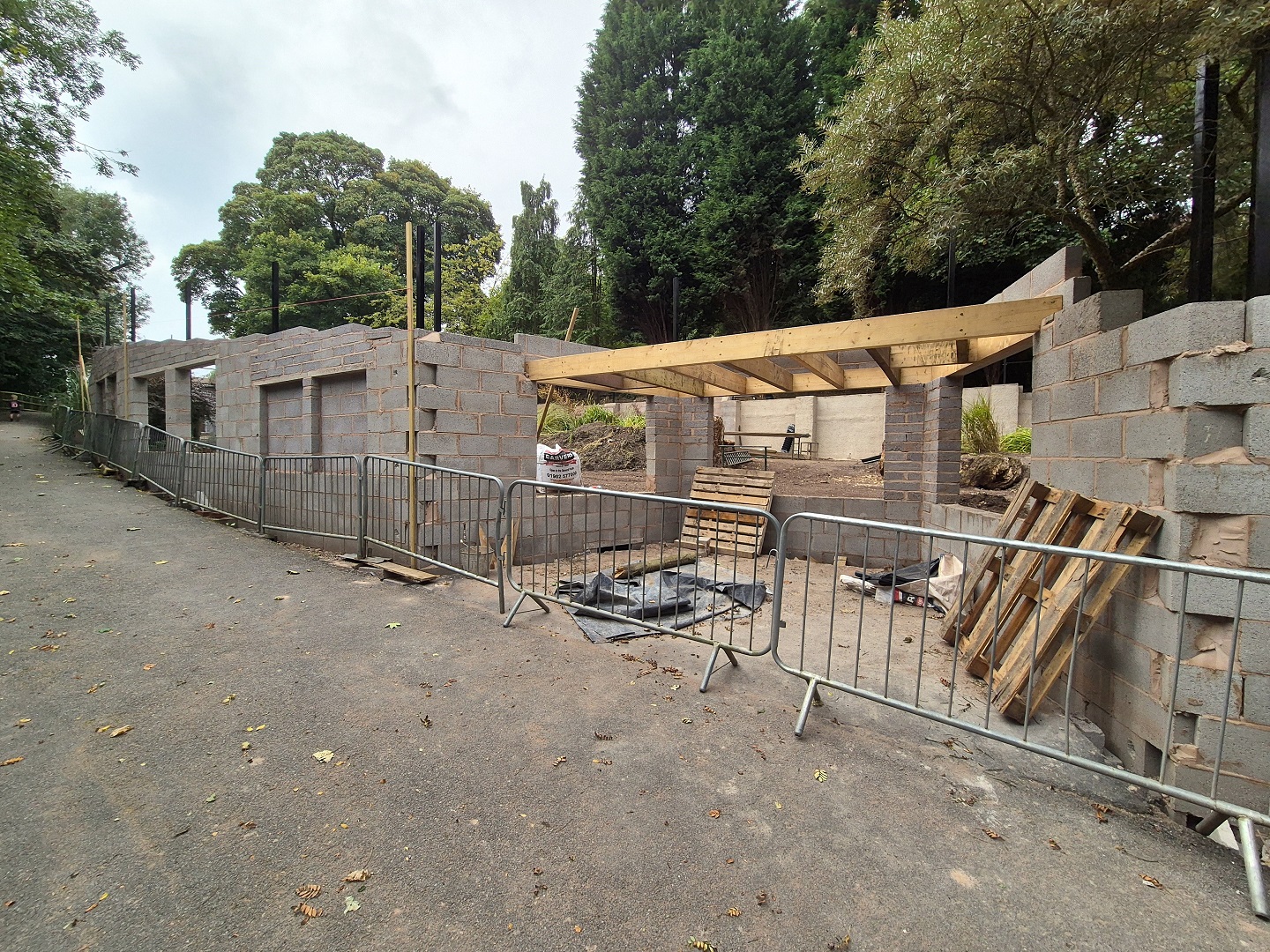 New exhibit under construction.