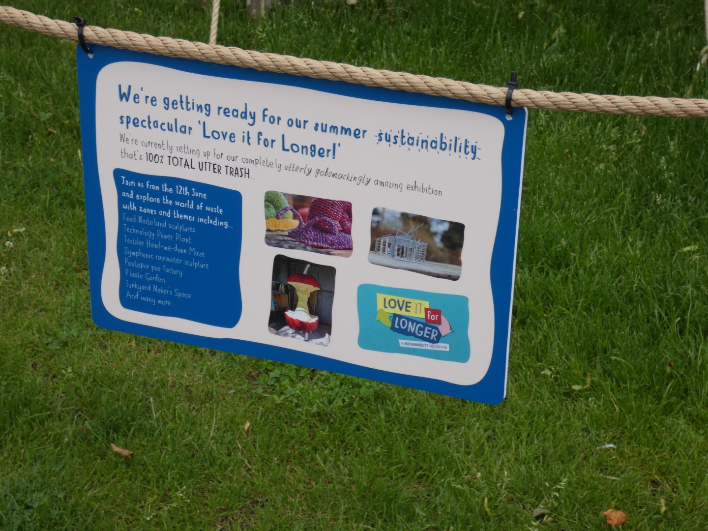 New exhibition signage