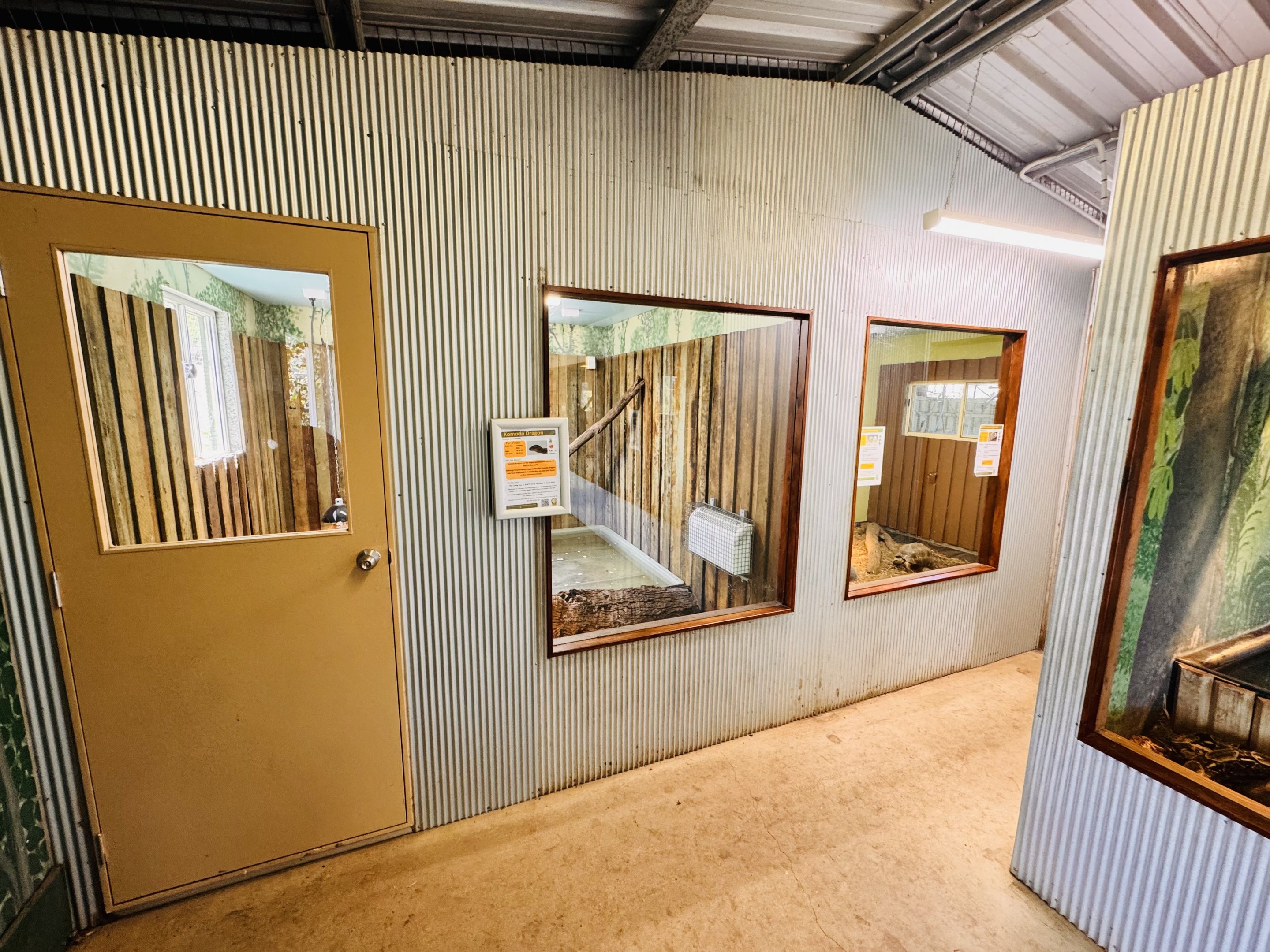 New extension in tropical reptile house