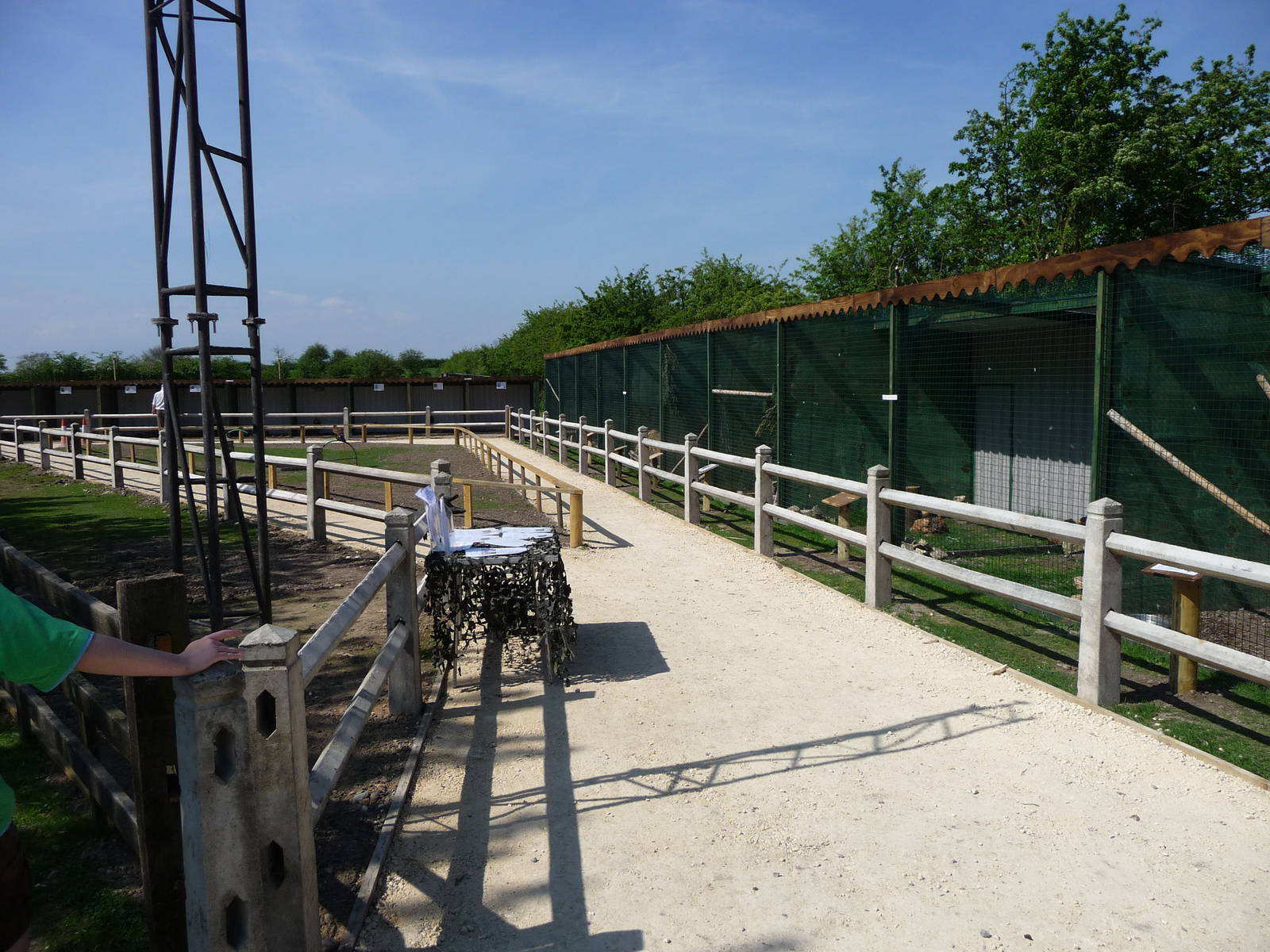 New Falconry aviaries
