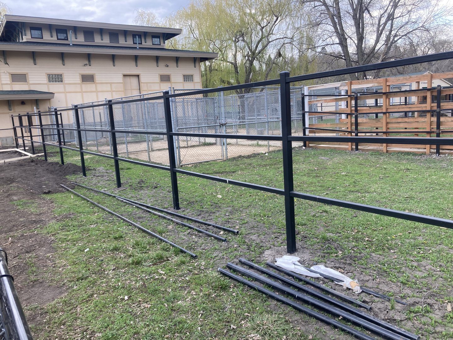 New Fencing/Expanded Giraffe Exhibit
