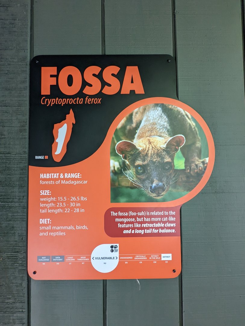 New Fossa signage