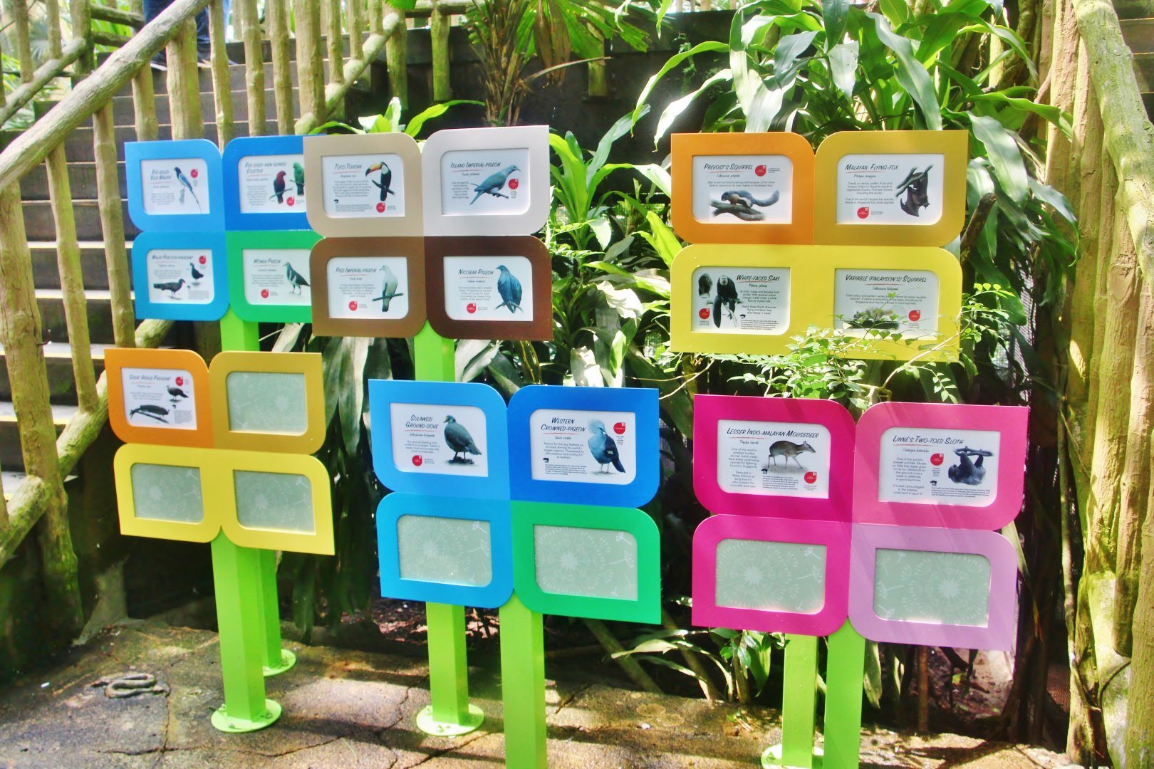 New Fragile Forest species information signs