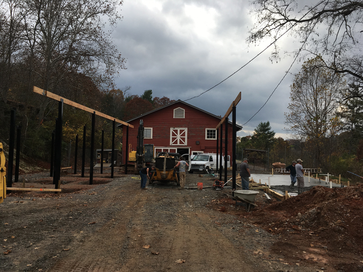 New Front Entrance Construction