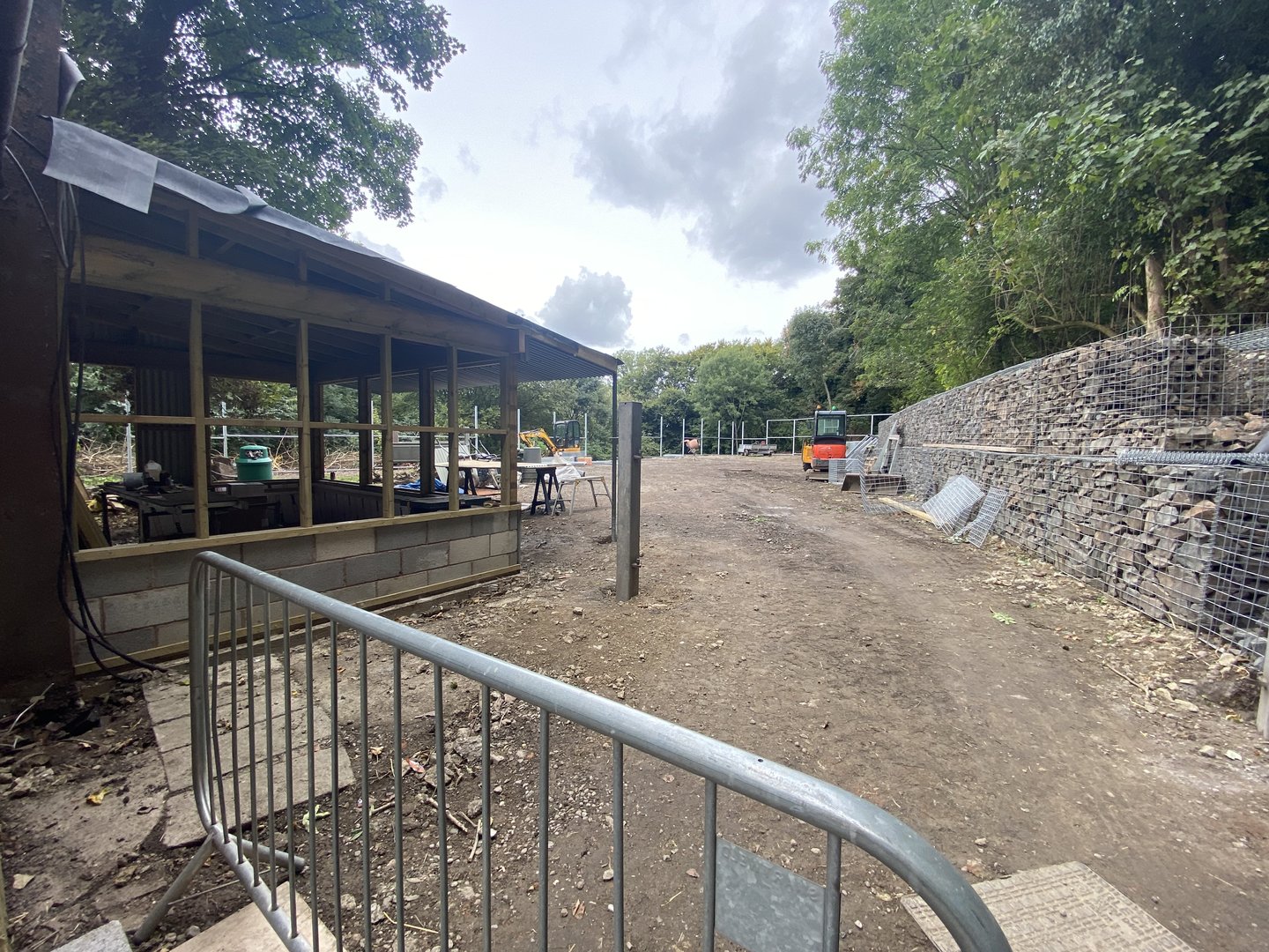 New giraffe enclosure with viewing room