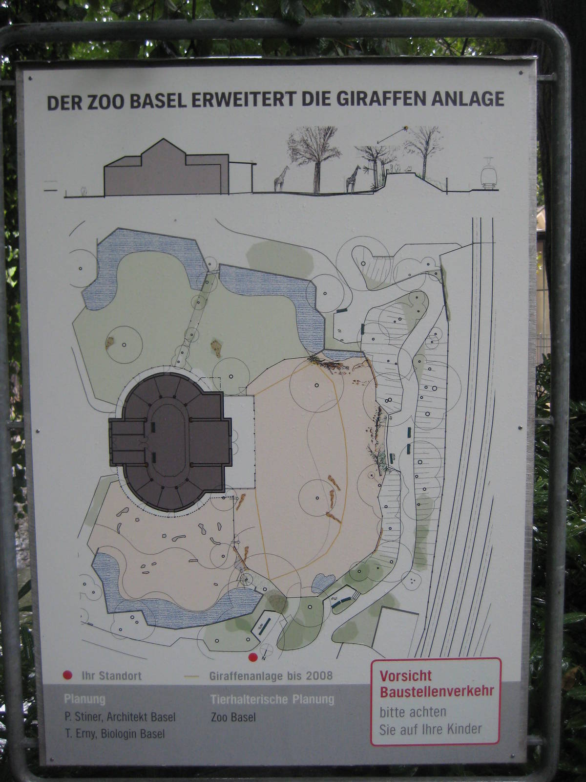 New Giraffe enclosure