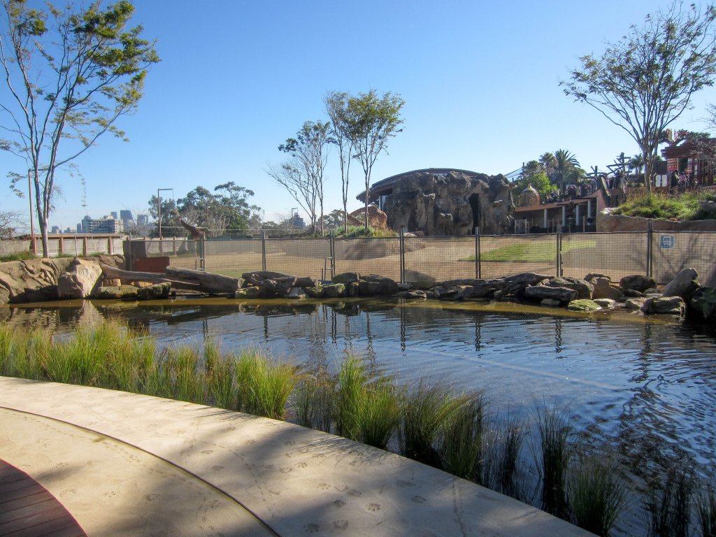 New Giraffe enclosure