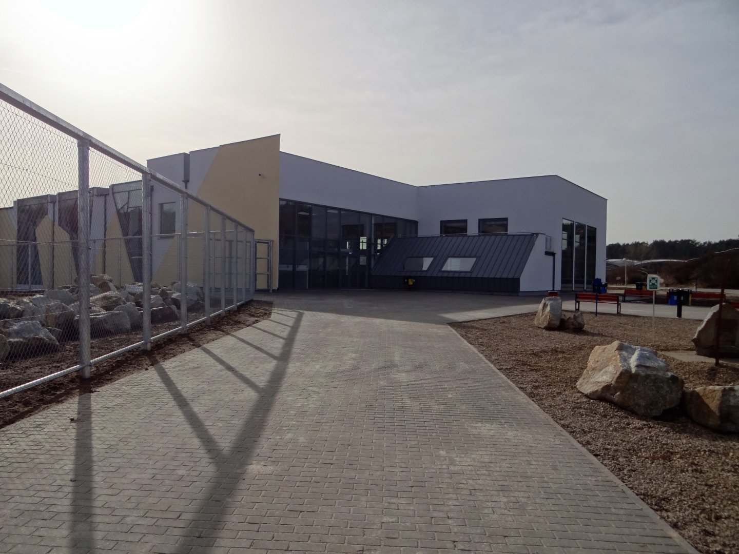 New giraffe/rhino house