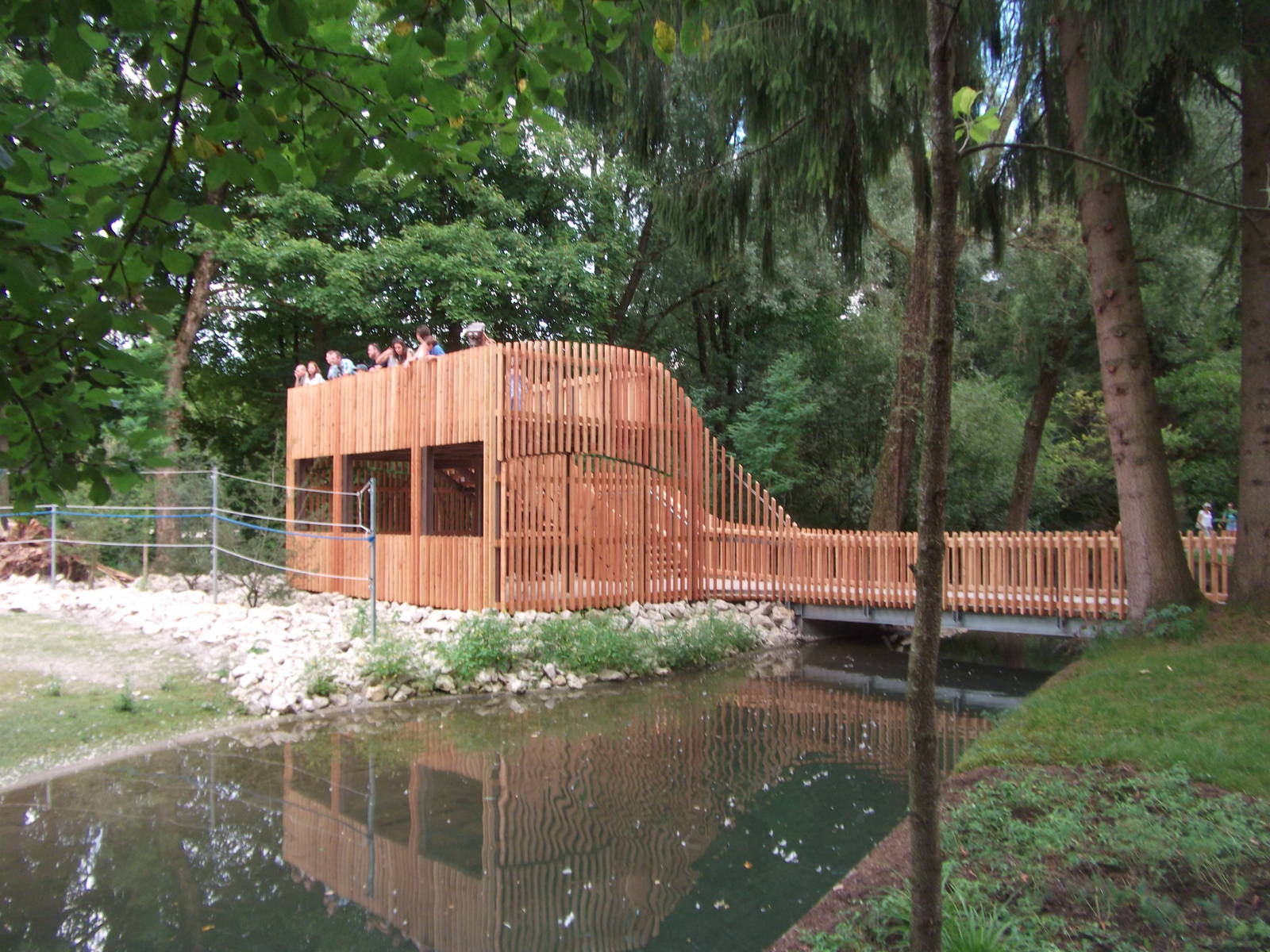 New giraffes house and paddock