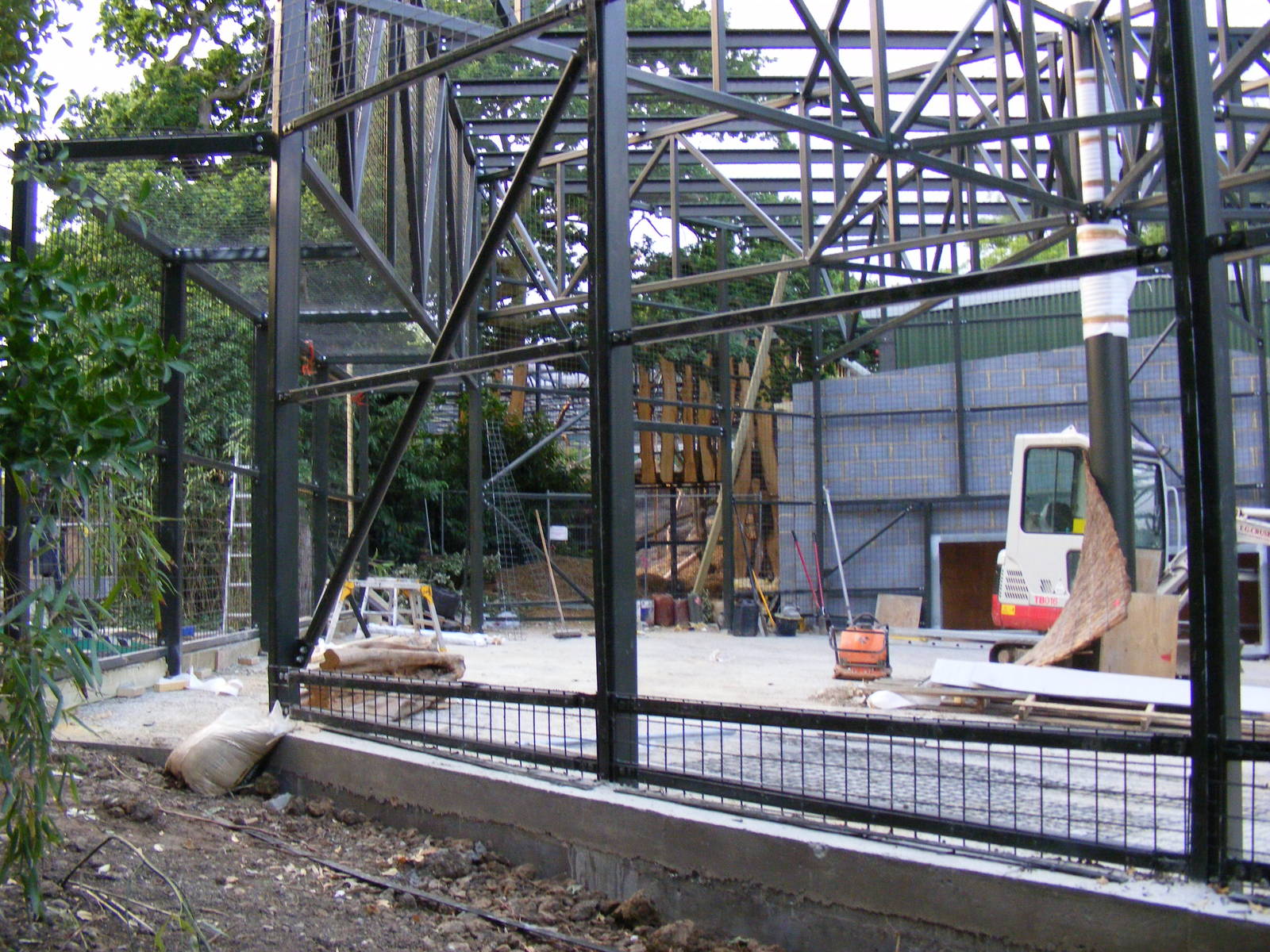 New gorilla extension at Chessington Zoo, 25 June 2010