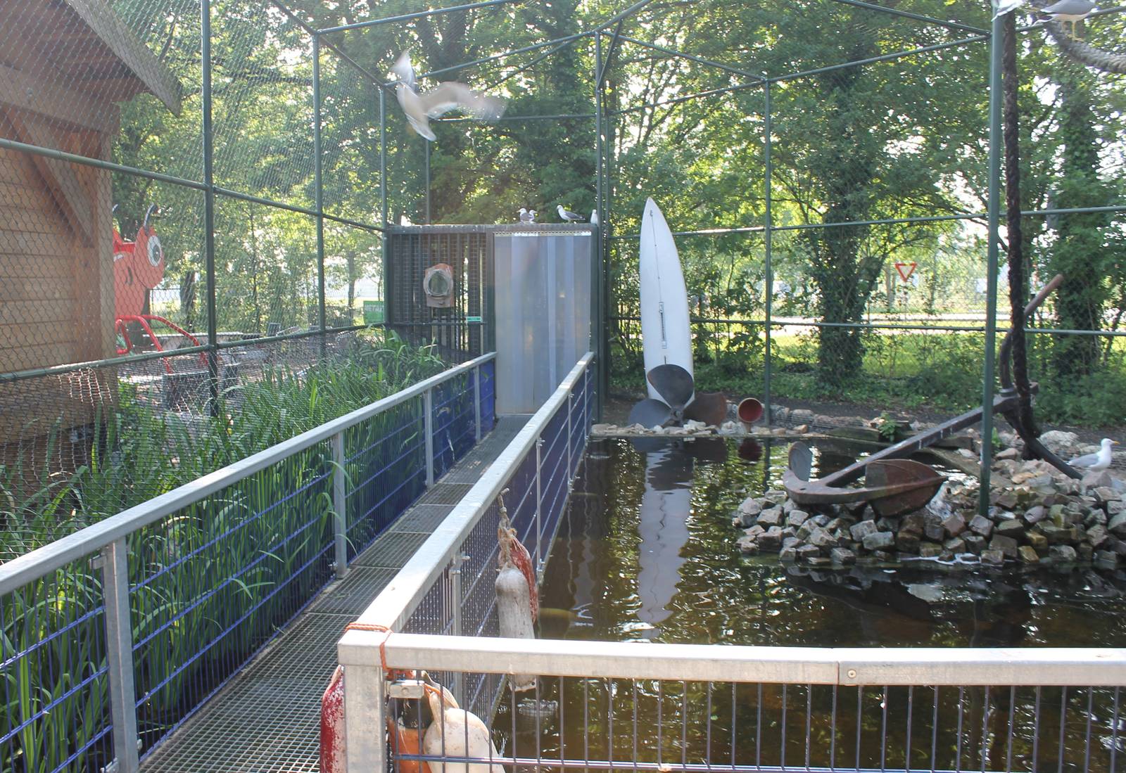 New Gull walk-through aviary