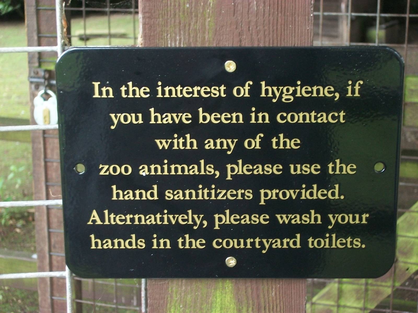 New health and safety signage, 8th August 2014